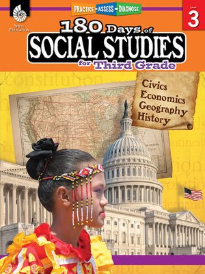 cover image of 180 Days of Social Studies for Third Grade: Practice, Assess, Diagnose